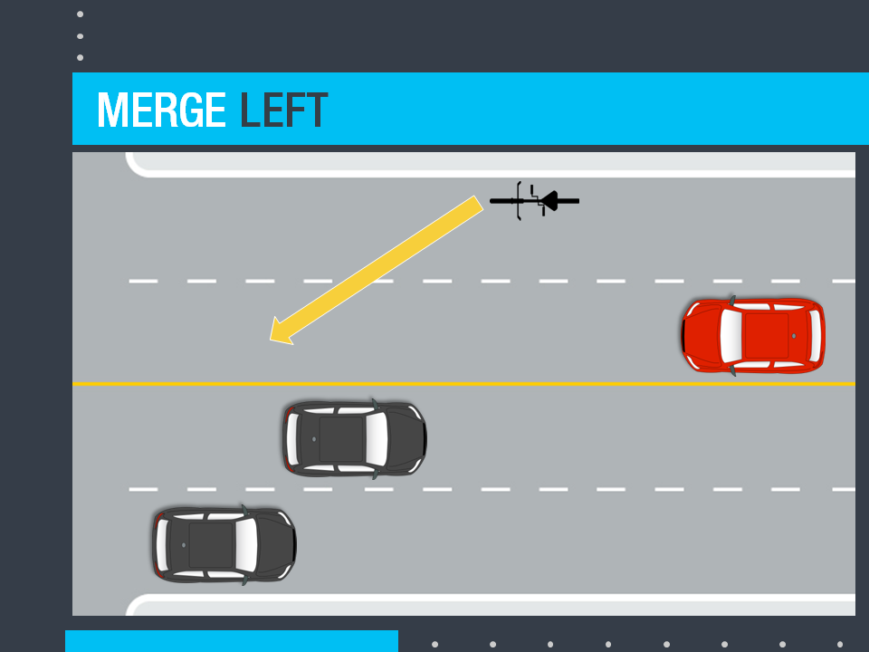 Merge Left / Rear-End Collision